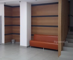 Рейки и стены в дереве